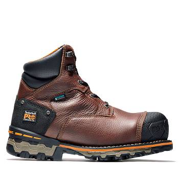 Timberland PRO Boondock 6" Comp Toe - Bordove Nepremokave Topanky Panske, T0253SK